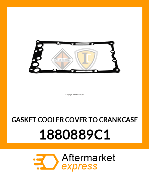 GASKET COOLER COVER TO CRANKCASE 1880889C1