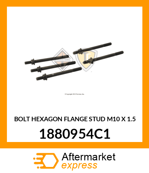BOLT HEXAGON FLANGE STUD M10 X 1.5 1880954C1