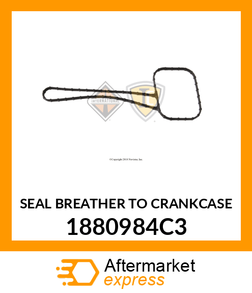 SEAL BREATHER TO CRANKCASE 1880984C3