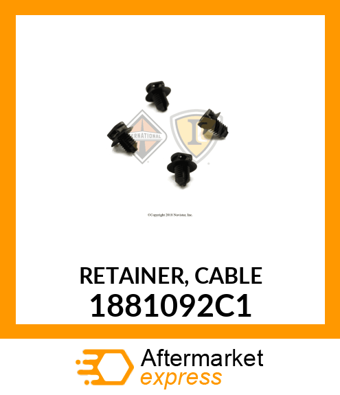 RETAINER, CABLE 1881092C1