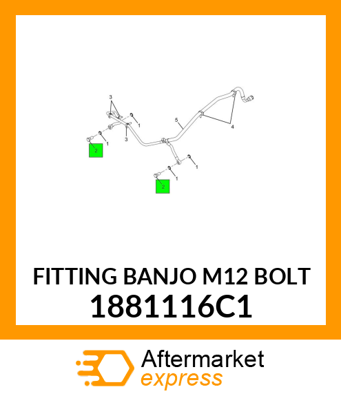 FITTING BANJO M12 BOLT 1881116C1