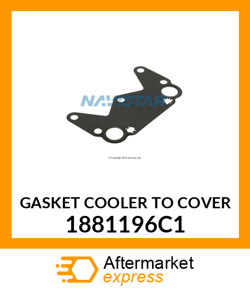GASKET COOLER TO COVER 1881196C1