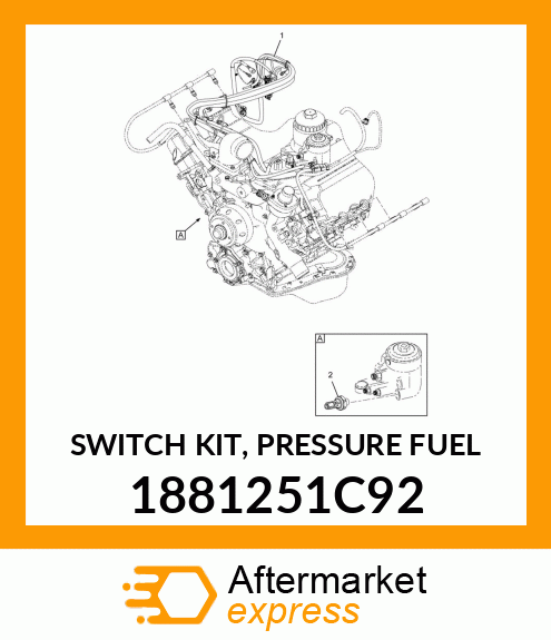 SWITCH KIT, PRESSURE FUEL 1881251C92