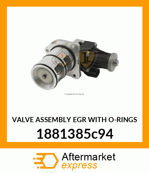 VALVE ASSEMBLY EGR WITH O-RINGS 1881385c94