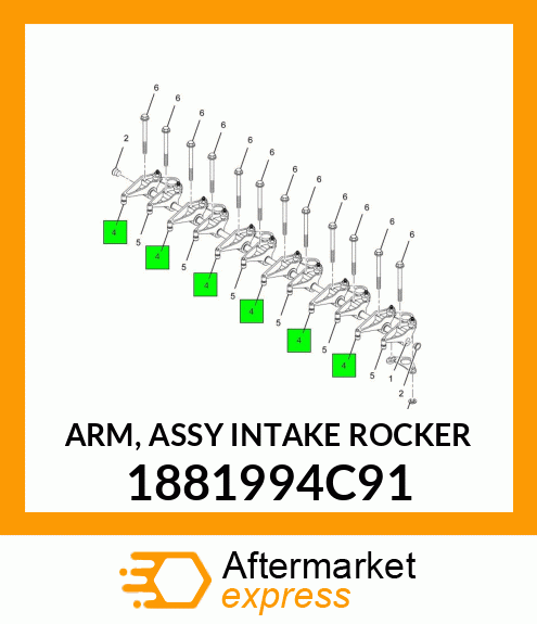 ARM, ASSY INTAKE ROCKER 1881994C91