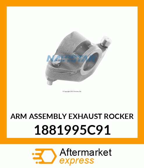 ARM ASSEMBLY EXHAUST ROCKER 1881995C91