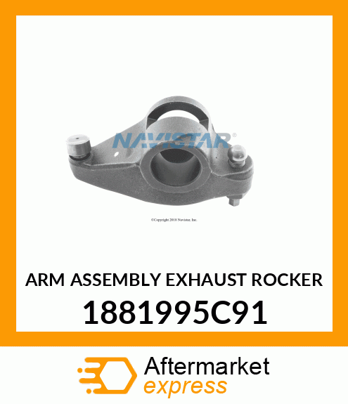 ARM ASSEMBLY EXHAUST ROCKER 1881995C91