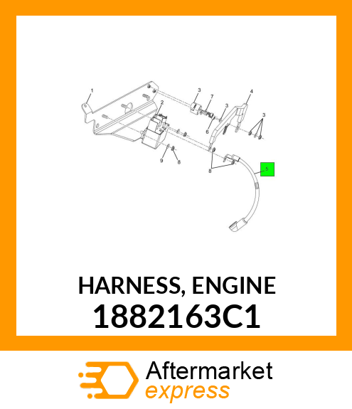 HARNESS, ENGINE 1882163C1