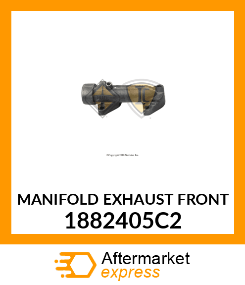 MANIFOLD EXHAUST FRONT 1882405C2