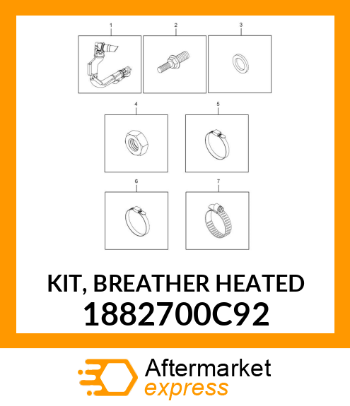 KIT, BREATHER HEATED 1882700C92