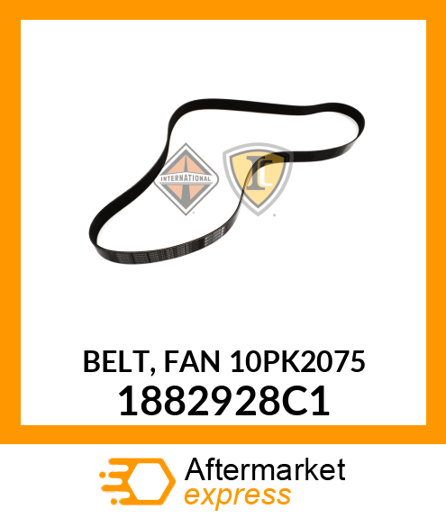 BELT, FAN 10PK2075 1882928C1