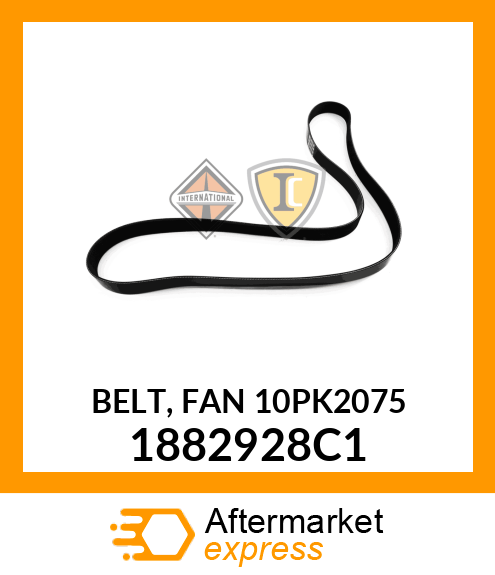 BELT, FAN 10PK2075 1882928C1