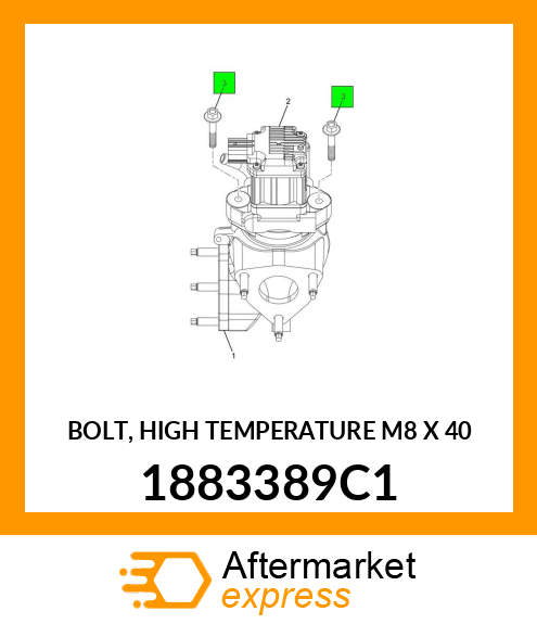 BOLT, HIGH TEMPERATURE M8 X 40 1883389C1