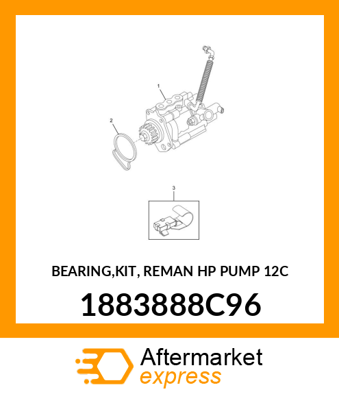 BEARING,KIT, REMAN HP PUMP 12C 1883888C96