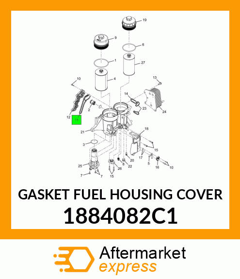 GASKET FUEL HOUSING COVER 1884082C1