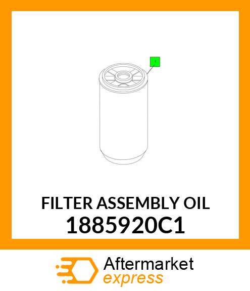 FILTER ASSEMBLY OIL 1885920C1