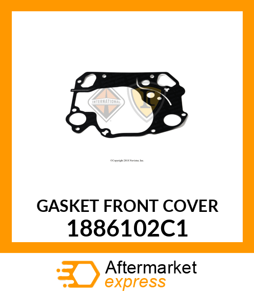 GASKET FRONT COVER 1886102C1