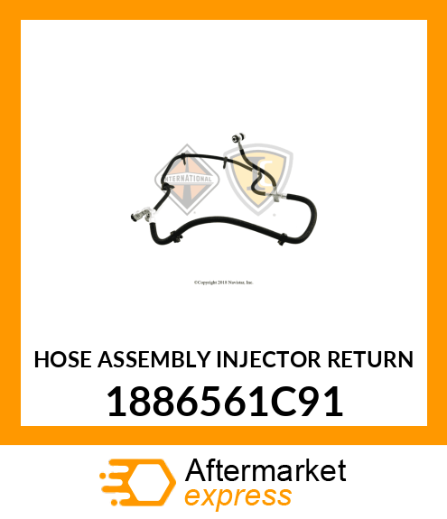 HOSE ASSEMBLY INJECTOR RETURN 1886561C91