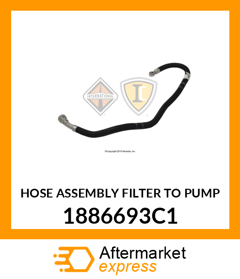 HOSE ASSEMBLY FILTER TO PUMP 1886693C1