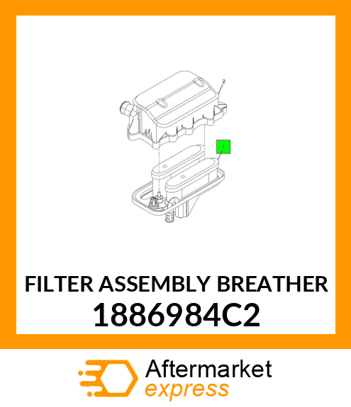 FILTER ASSEMBLY BREATHER 1886984C2