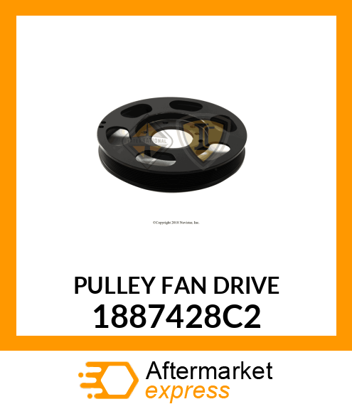 PULLEY FAN DRIVE 1887428C2