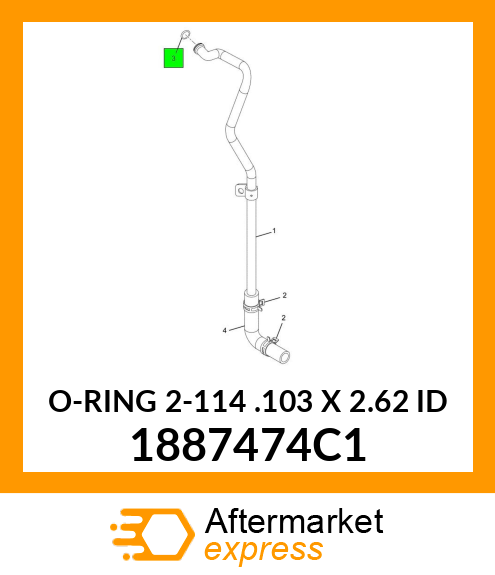 O-RING 2-114 .103 X 2.62 ID 1887474C1