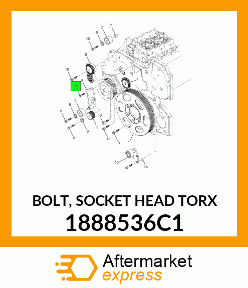 BOLT, SOCKET HEAD TORX 1888536C1