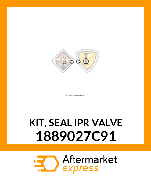 KIT, SEAL IPR VALVE 1889027C91