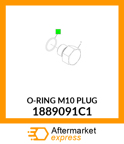 O-RING M10 PLUG 1889091C1