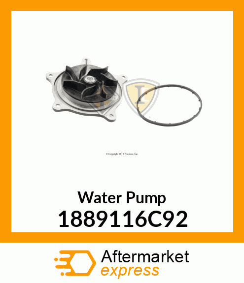 Water Pump 1889116C92