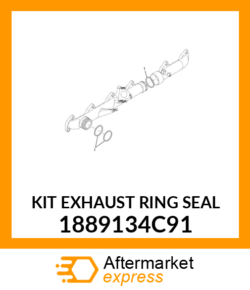 KIT EXHAUST RING SEAL 1889134C91