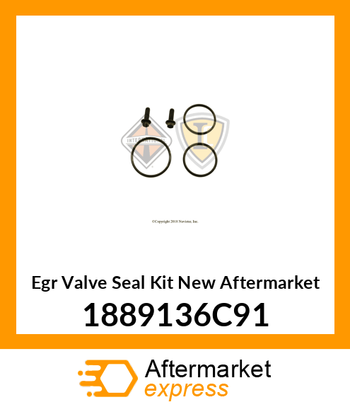 Egr Valve Seal Kit New Aftermarket 1889136C91