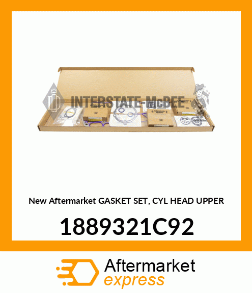 New Aftermarket GASKET SET, CYL HEAD UPPER 1889321C92