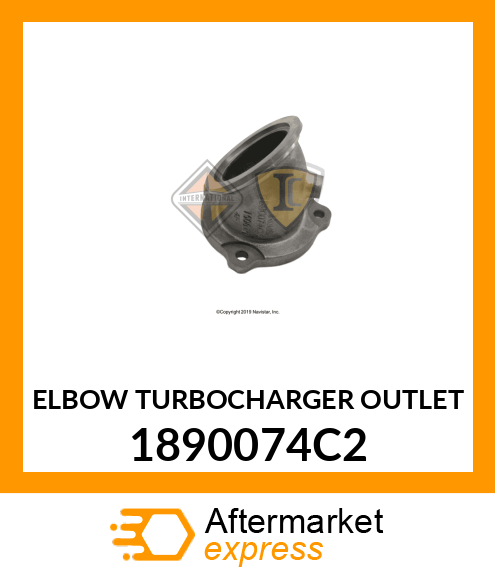 ELBOW TURBOCHARGER OUTLET 1890074C2