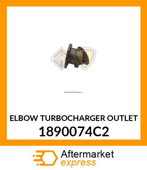 ELBOW TURBOCHARGER OUTLET 1890074C2