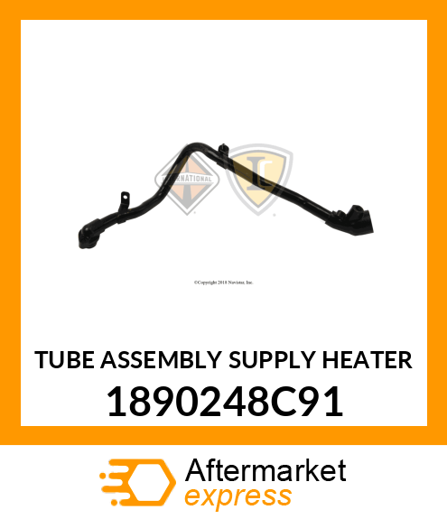 TUBE ASSEMBLY SUPPLY HEATER 1890248C91