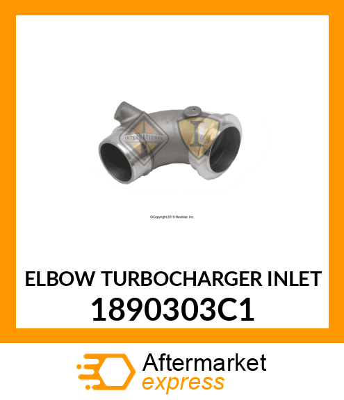 ELBOW TURBOCHARGER INLET 1890303C1