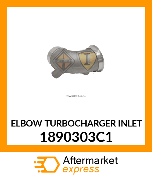 ELBOW TURBOCHARGER INLET 1890303C1