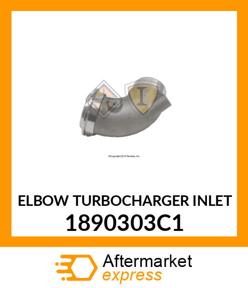 ELBOW TURBOCHARGER INLET 1890303C1