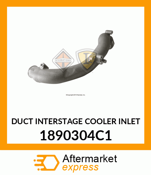 DUCT INTERSTAGE COOLER INLET 1890304C1