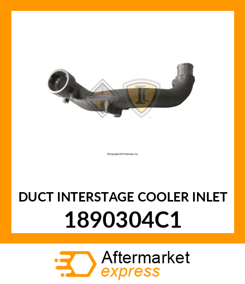 DUCT INTERSTAGE COOLER INLET 1890304C1