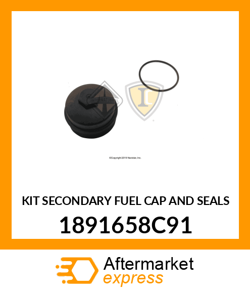 KIT SECONDARY FUEL CAP AND SEALS 1891658C91