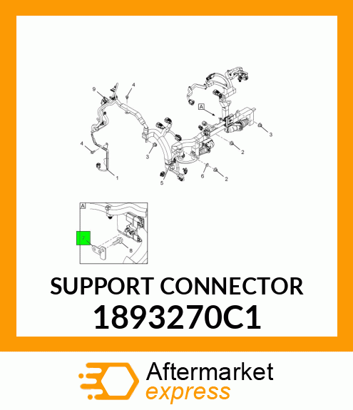 SUPPORT CONNECTOR 1893270C1