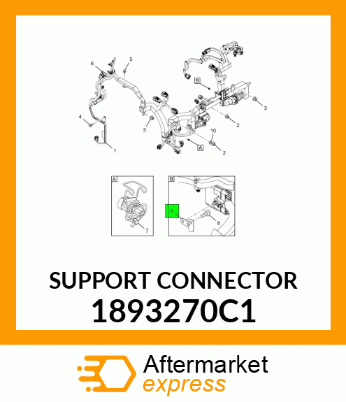 SUPPORT CONNECTOR 1893270C1