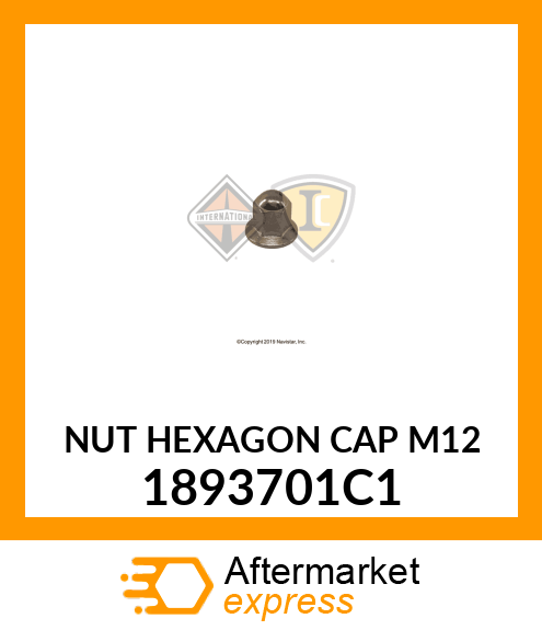 NUT HEXAGON CAP M12 1893701C1