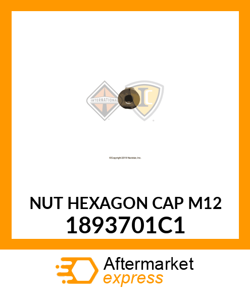 NUT HEXAGON CAP M12 1893701C1