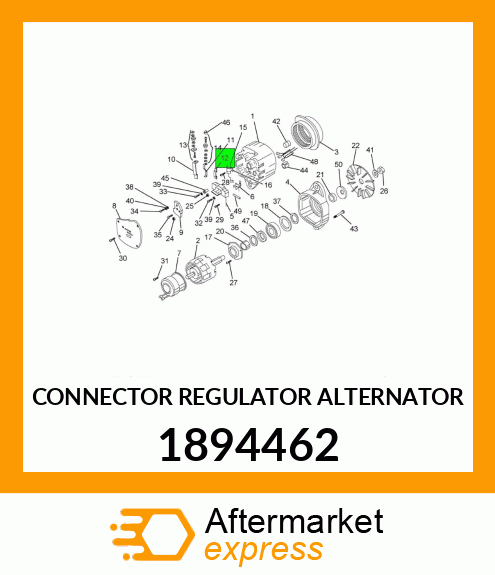 CONNECTOR REGULATOR ALTERNATOR 1894462