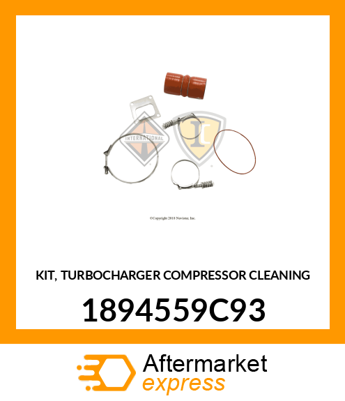 KIT, TURBOCHARGER COMPRESSOR CLEANING 1894559C93