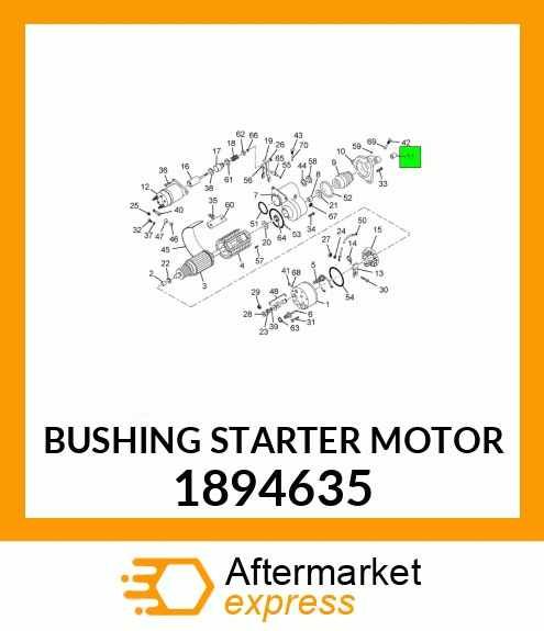 BUSHING STARTER MOTOR 1894635