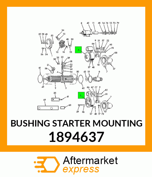 BUSHING STARTER MOUNTING 1894637